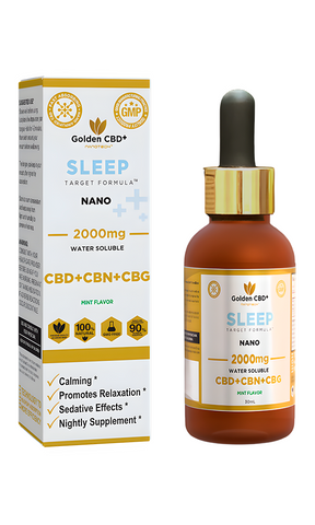 SLEEP - Golden Nano CBD/CBG/CBN 2,000mg - TARGET FORMULA